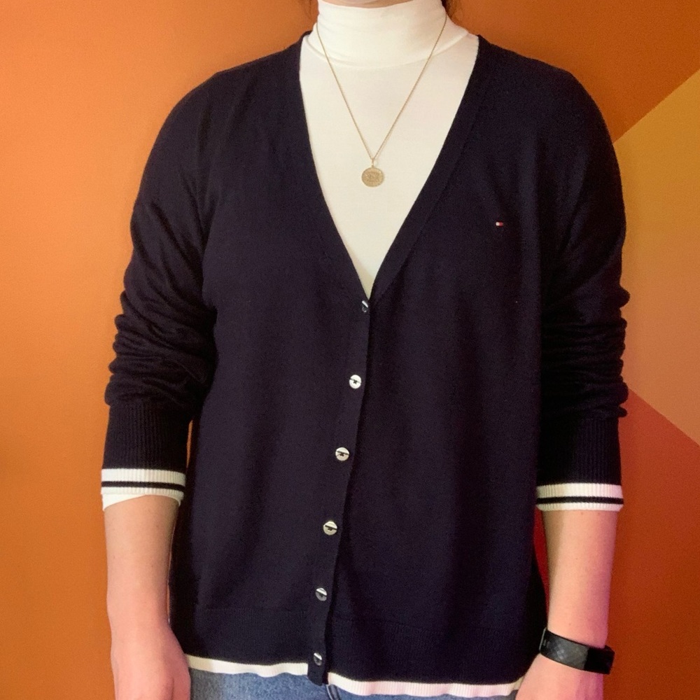 Oversized Tommy Hilfiger cardigan